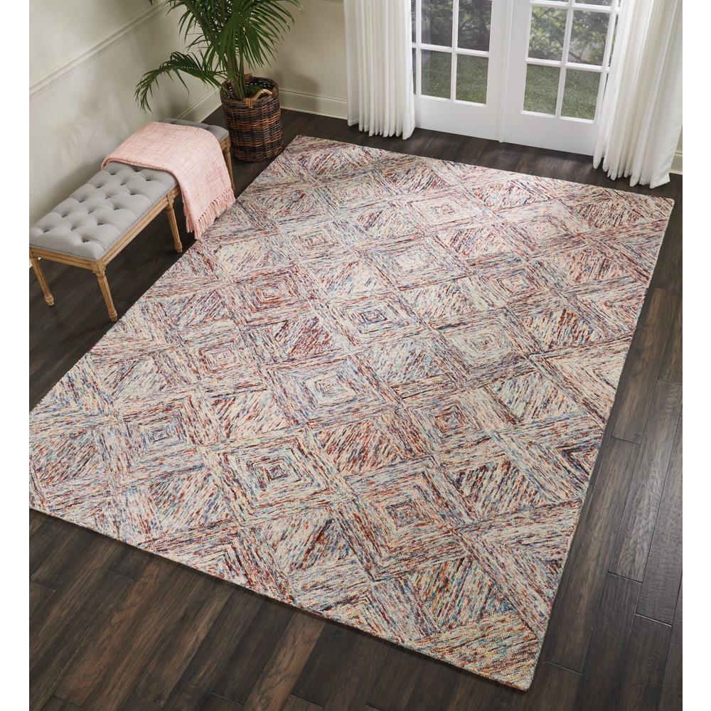 Linked Area Rug, Multicolor, 8' x 10'6". Picture 4