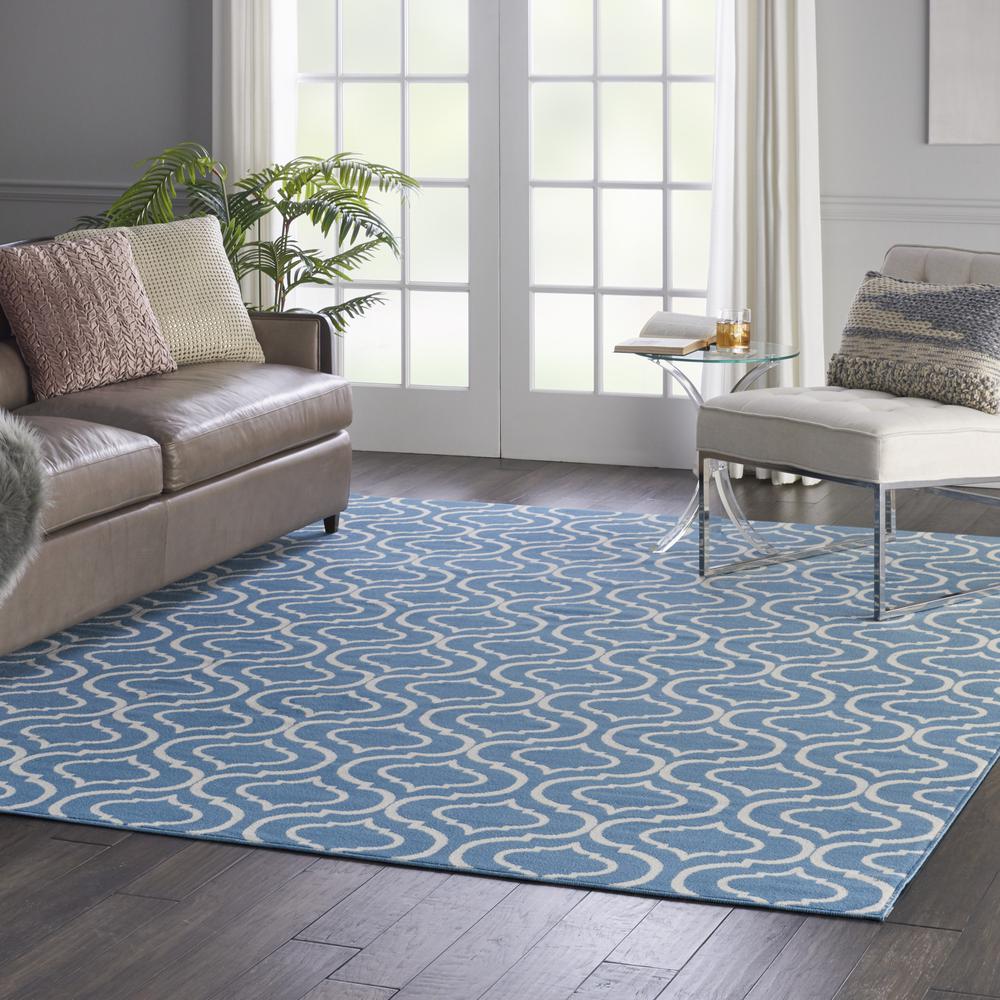 Contemporary Rectangle Area Rug, 9' x 12'. Picture 9