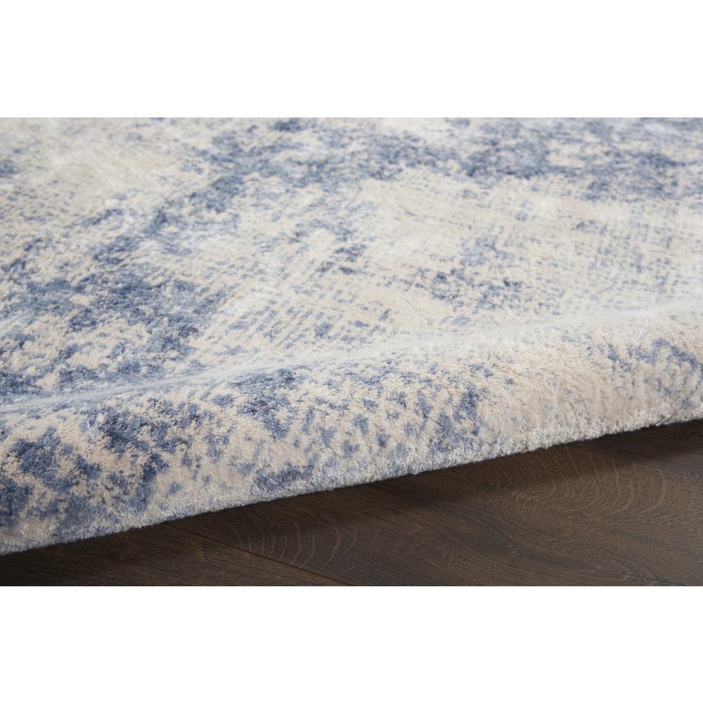 Sleek Textures Area Rug, Ivory/Blue, 5'3" x 7'3". Picture 3