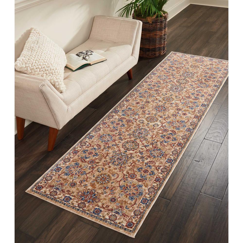 Reseda Area Rug, Natural, 2'3" x 7'6". Picture 2