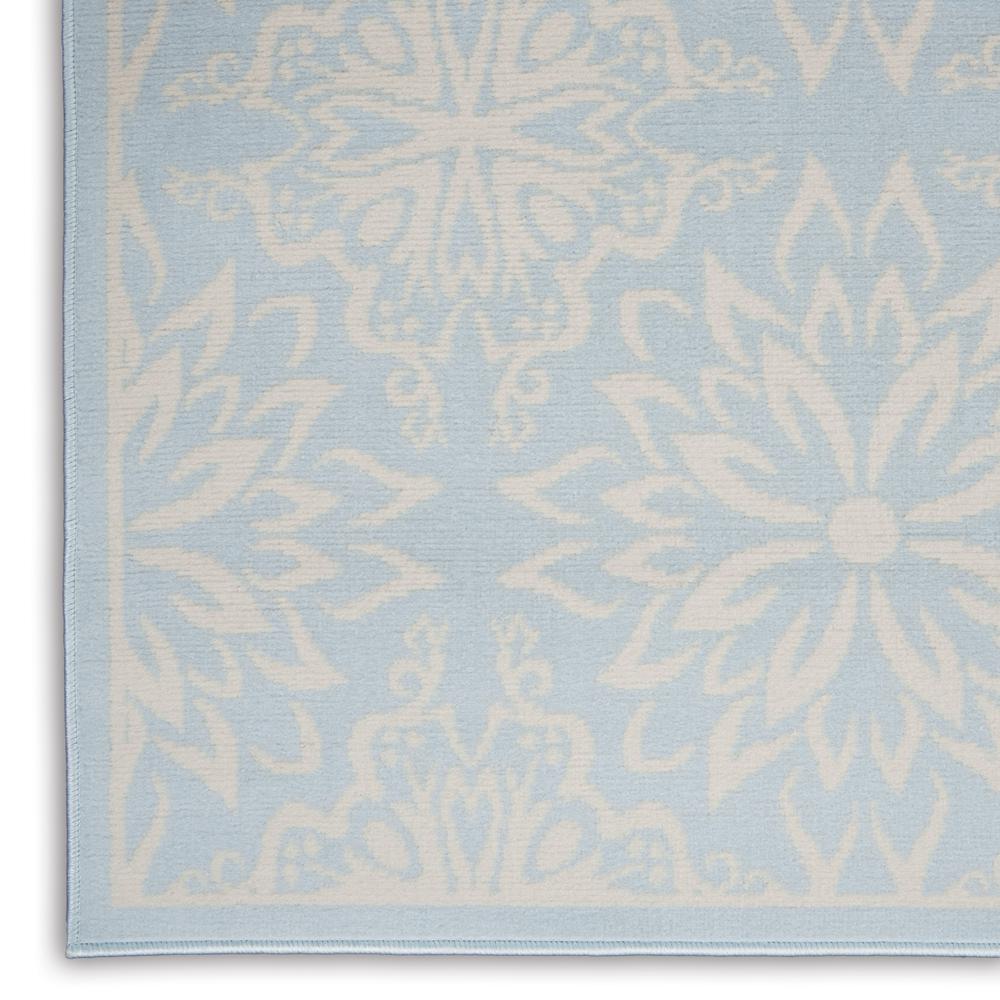 Jubilant Area Rug, Ivory/Light Blue, 5'3" x 7'3". Picture 5