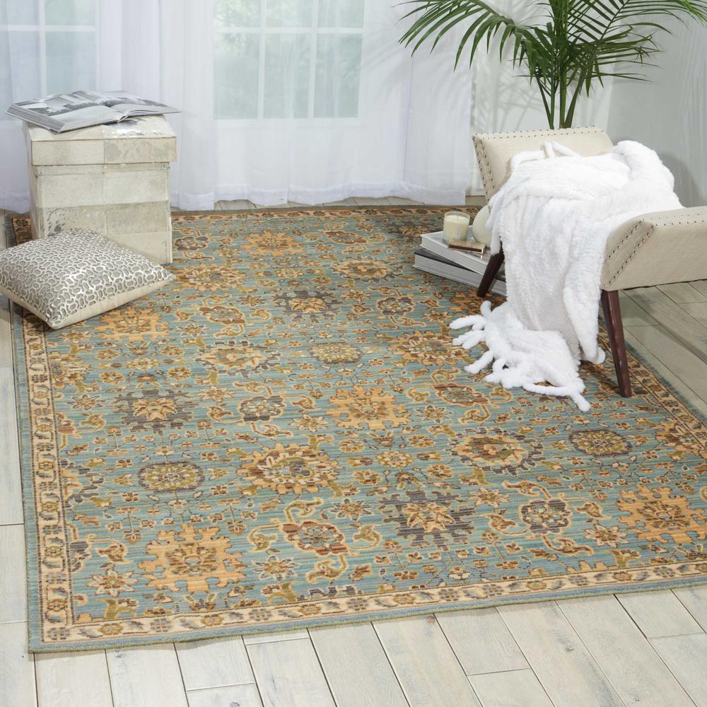 Timeless Area Rug, Light Blue, 7'9" x 9'9". Picture 2