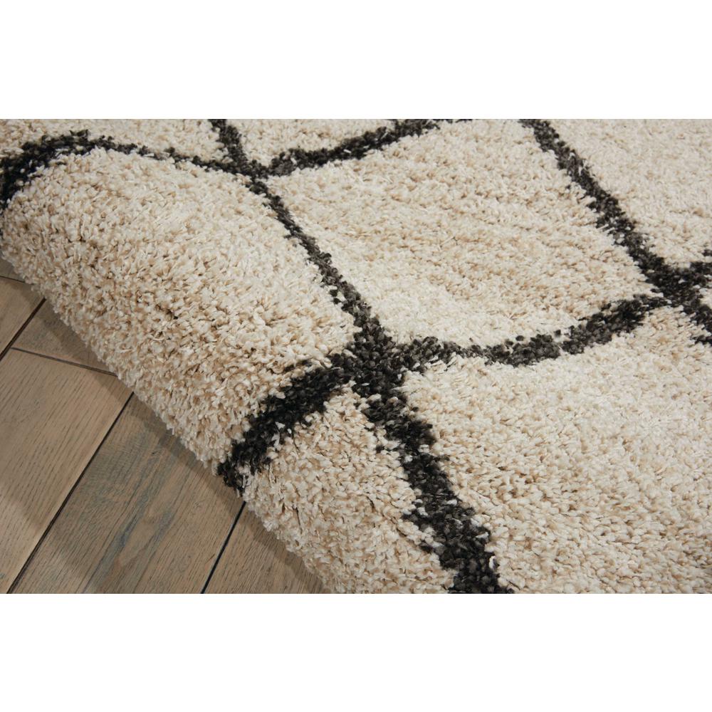 Brisbane Area Rug, Ivory/Charcoal, 5' x 7'. Picture 7