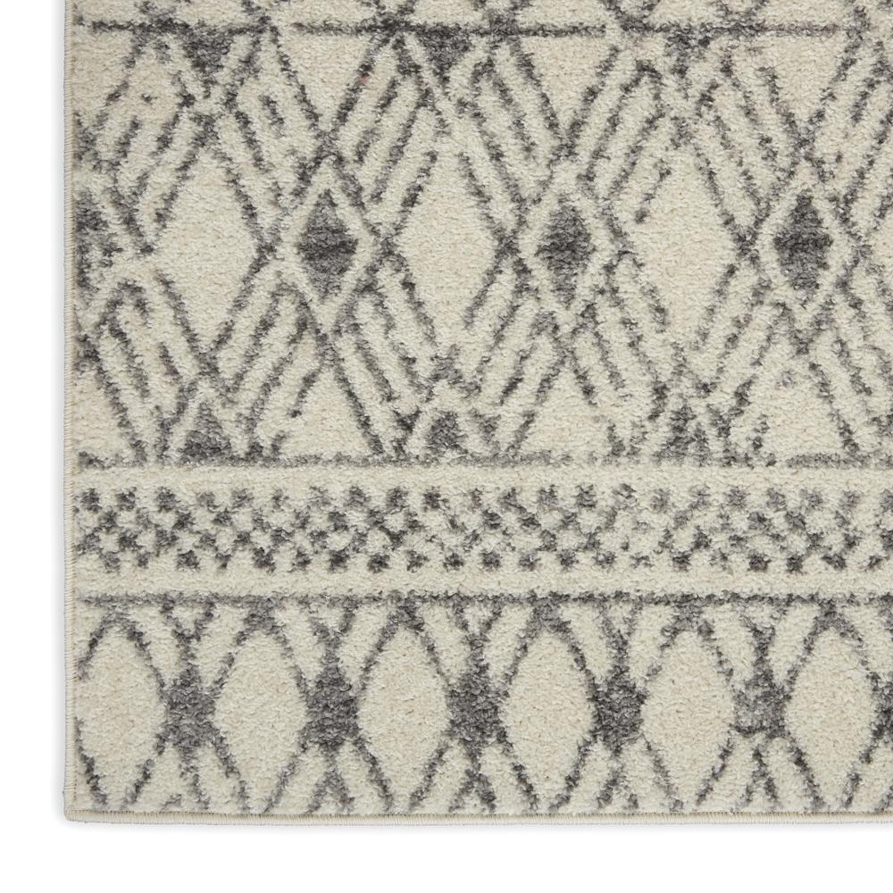 PSN43 Passion Ivory/Grey Area Rug- 2'2" x 10'. Picture 5