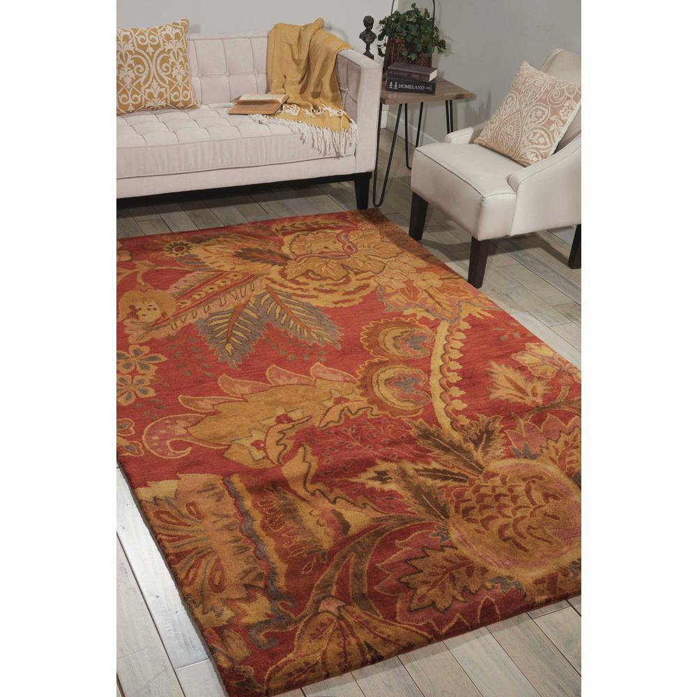 Jaipur Area Rug, Flame, 8'3' x 11'6". Picture 2