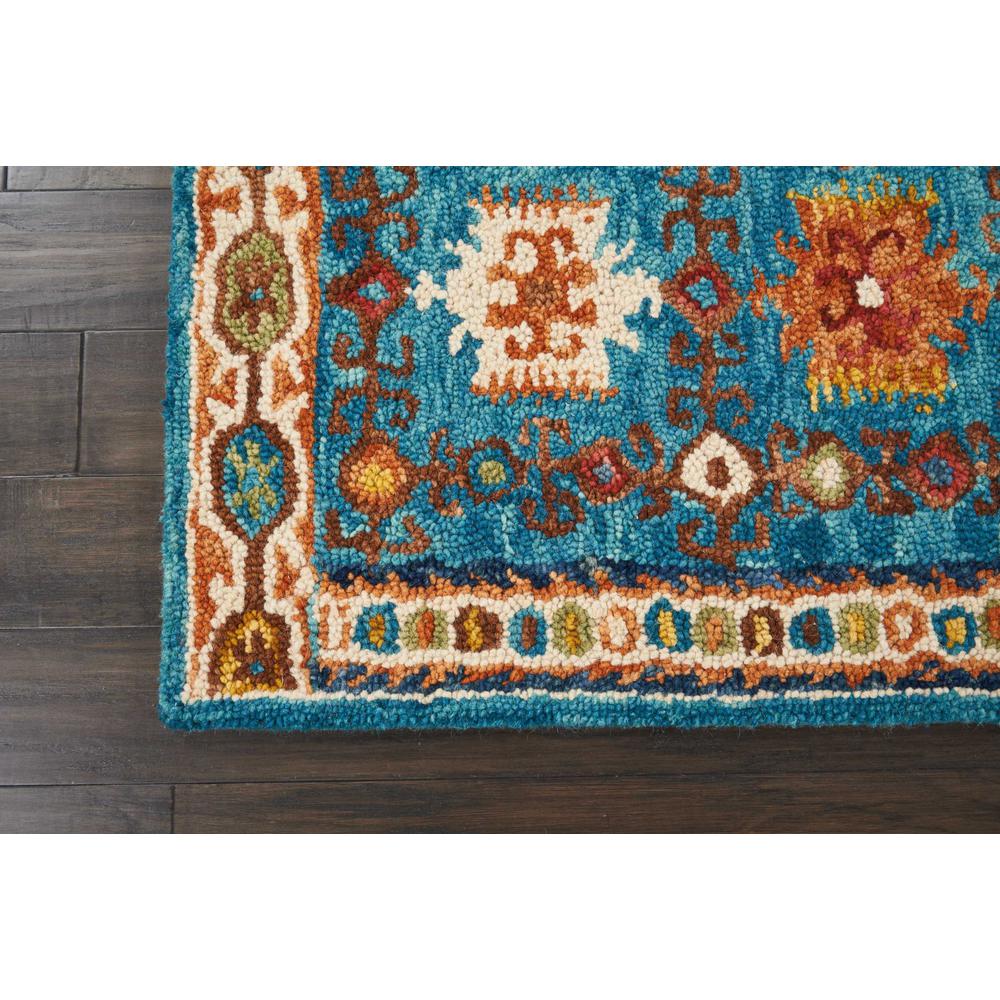 Vivid Area Rug, Teal, 2'3" x 7'6". Picture 2