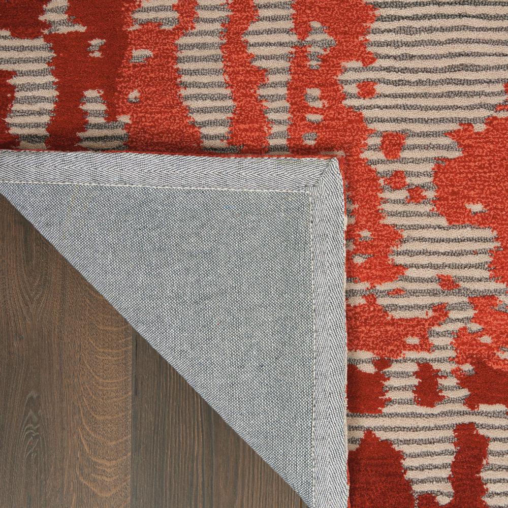 Symmetry Area Rug, Beige/Red, 7'9" X 9'9". Picture 3