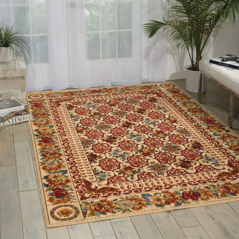 Traditional Rectangle Area Rug, 6' x 8'. Picture 2