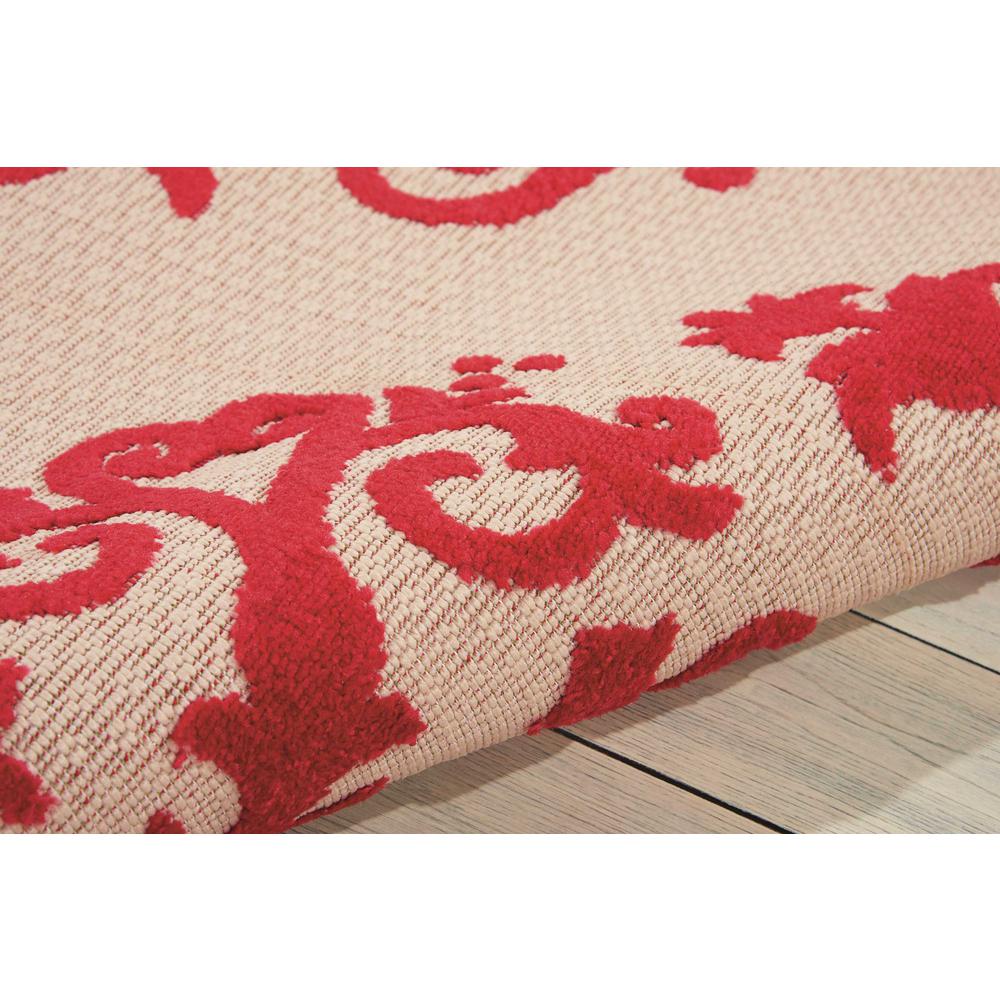 Aloha Area Rug, Red, 9'6" x 13'. Picture 4