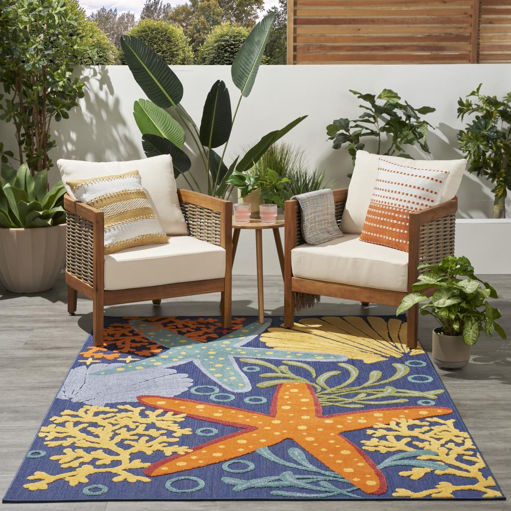Outdoor Rectangle Area Rug, 5' x 8'. Picture 8