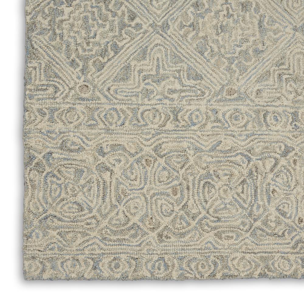 Azura Area Rug, Ivory/Grey/Blue, 8' x 11'. Picture 7