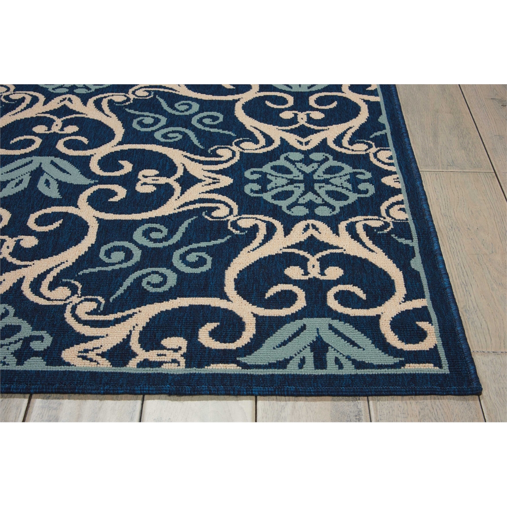 Caribbean Area Rug, Navy, 3'11" x 5'11". Picture 3