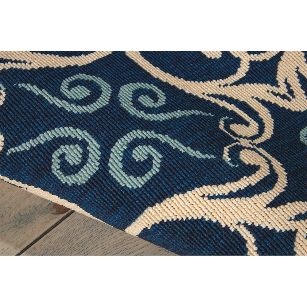 Caribbean Area Rug, Navy, 3'11" x 5'11". Picture 4