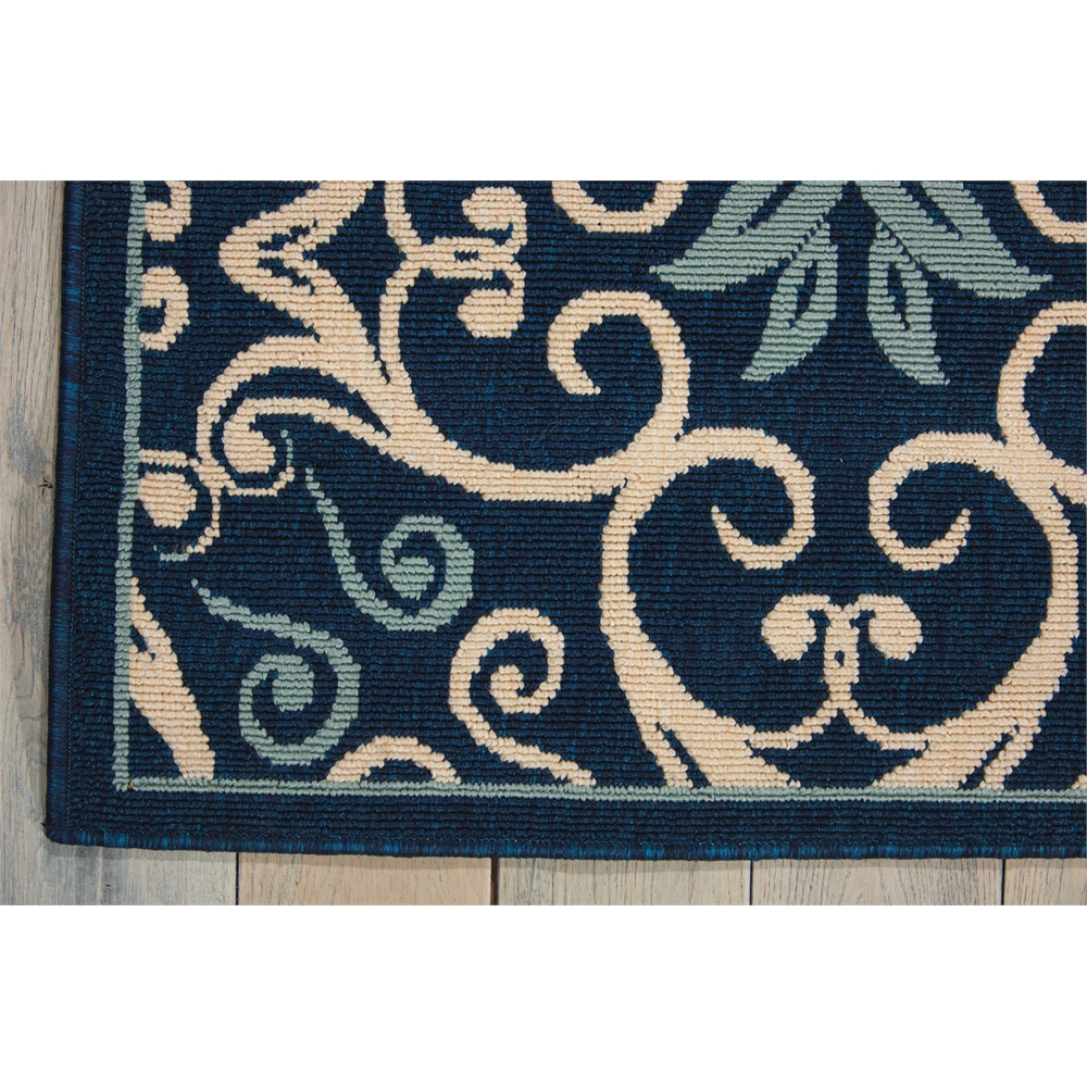 Caribbean Area Rug, Navy, 5'3" x 7'5". Picture 2