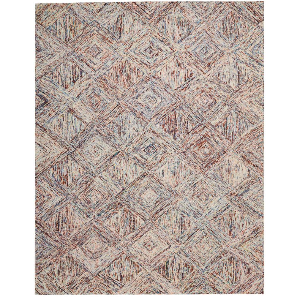 Linked Area Rug, Multicolor, 8' x 10'6". Picture 1
