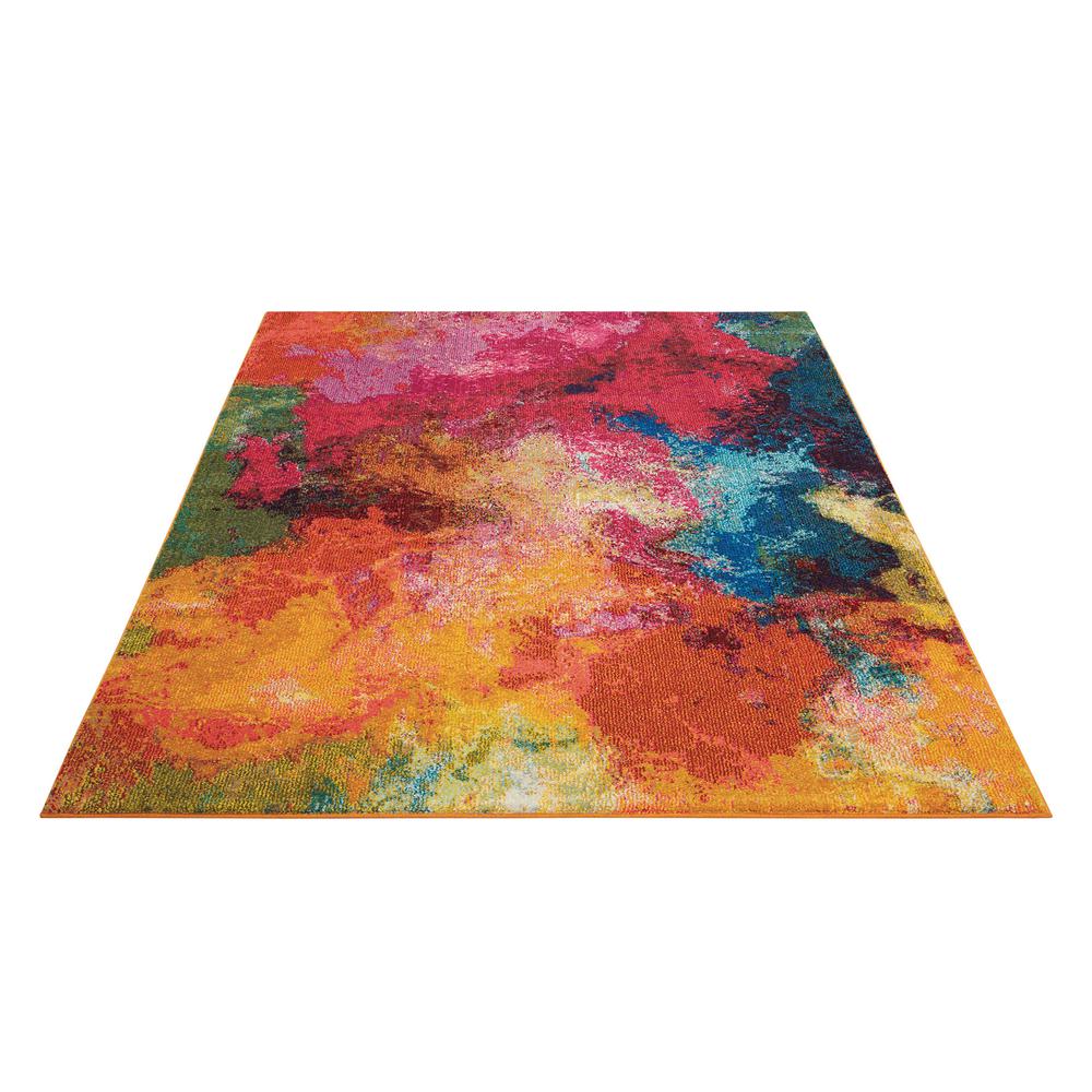 Celestial Area Rug, Palette, 5'3" x 7'3". Picture 3