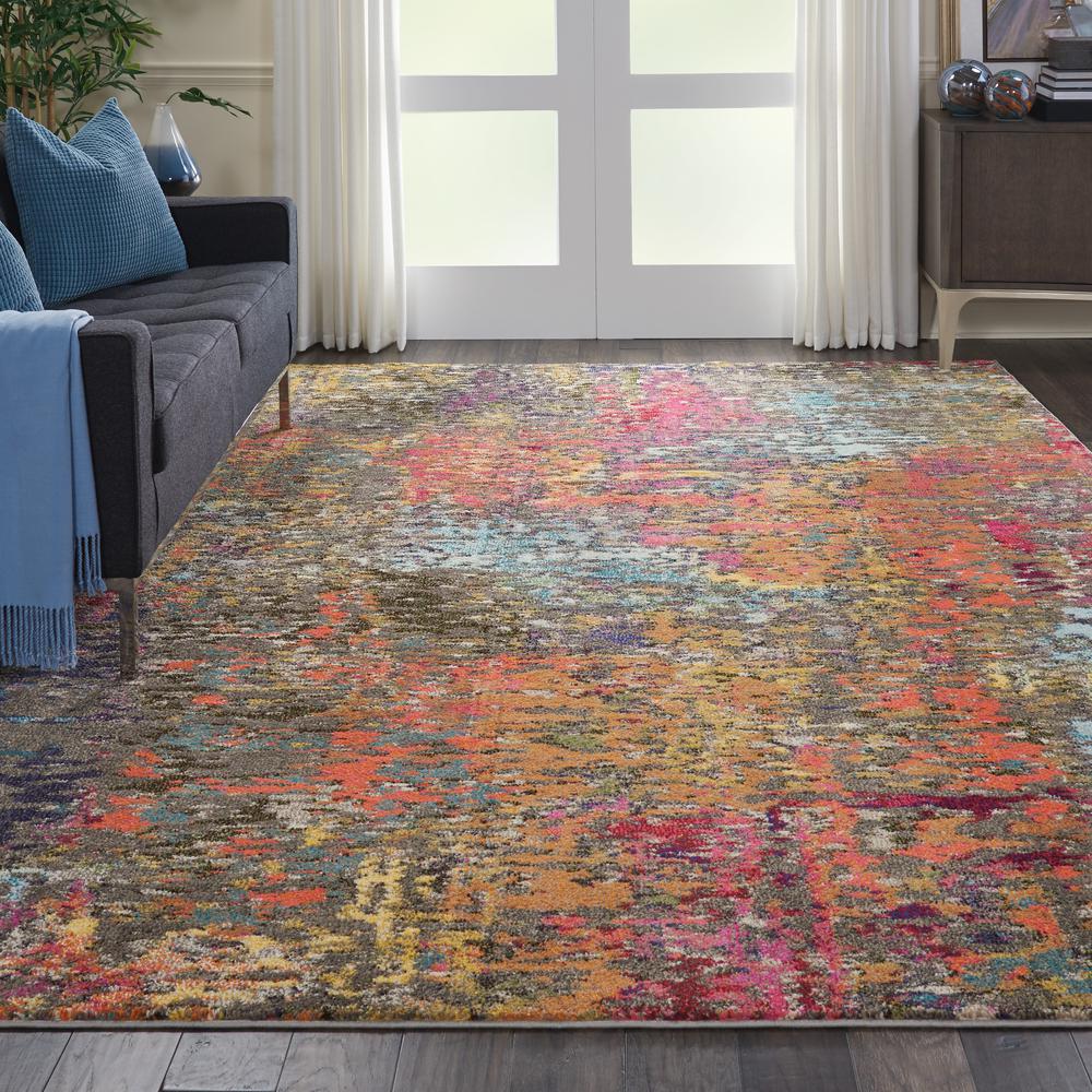 Celestial Area Rug, Sunset, 7'10" x 10'6". Picture 5