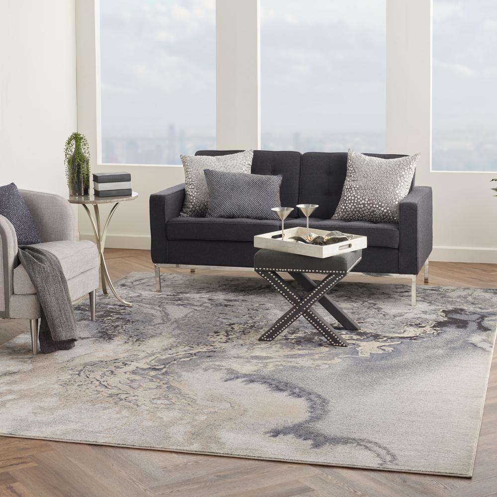 MAE08 Maxell Grey Area Rug- 9' x 12'. Picture 9