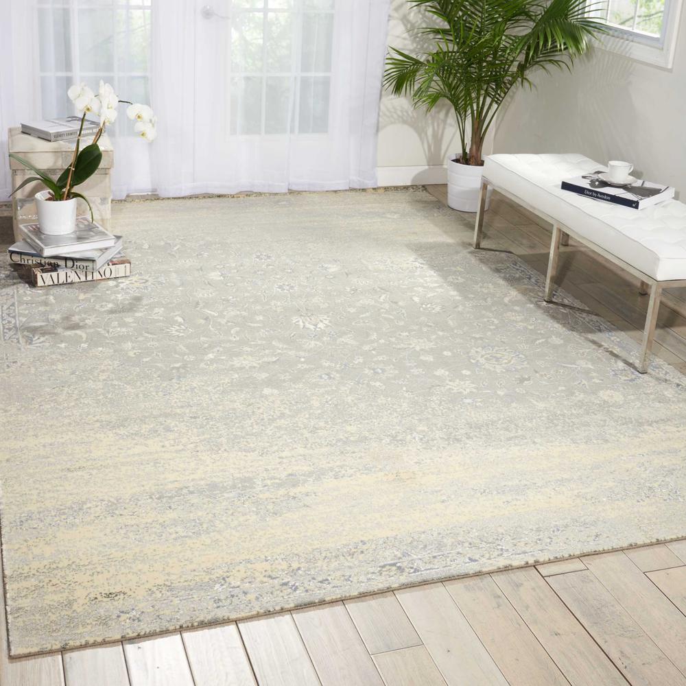 Luminance Area Rug, Silver, 3'5" x 5'5". Picture 2