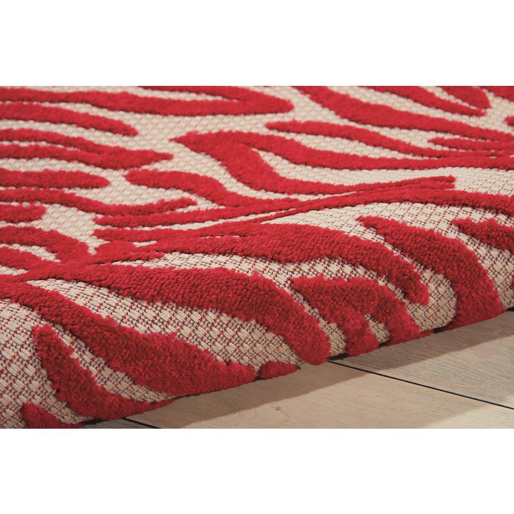 Aloha Area Rug, Red, 3'6" x 5'6". Picture 3