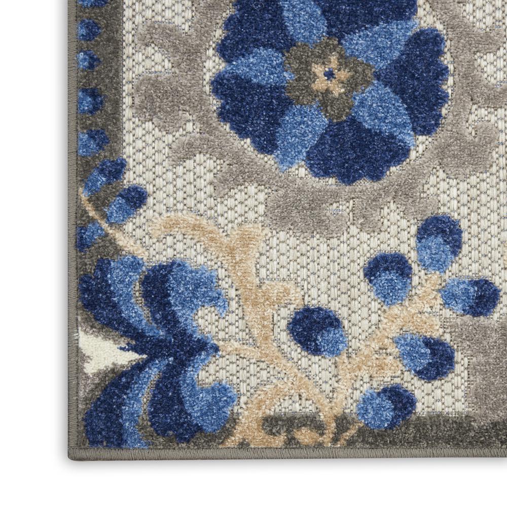 ALH17 Aloha Natural/Blue Area Rug- 7'10" x 10'6". Picture 5