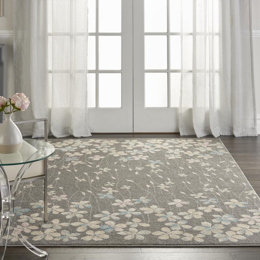 Tranquil Area Rug, Grey/Beige, 6' X 9'. Picture 4