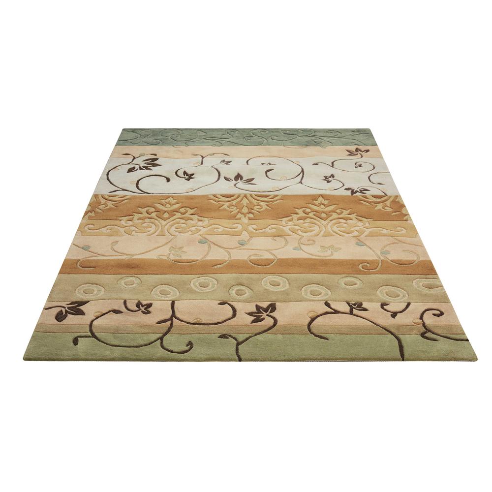 Contour Area Rug, Green, 7'3" x 9'3". Picture 3