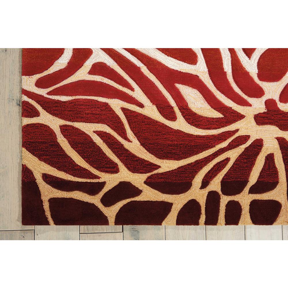 Contour Area Rug, Flame, 8' x 10'6". Picture 4