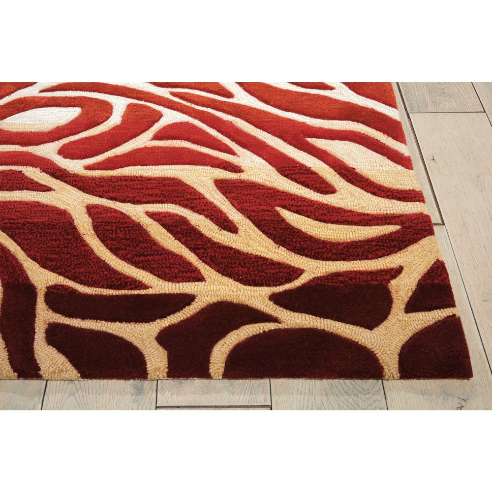 Contour Area Rug, Flame, 8' x 10'6". Picture 5