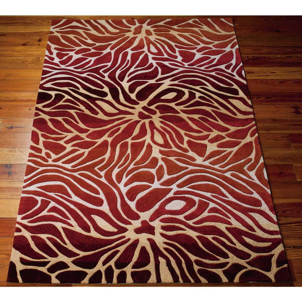 Contour Area Rug, Flame, 8' x 10'6". Picture 3