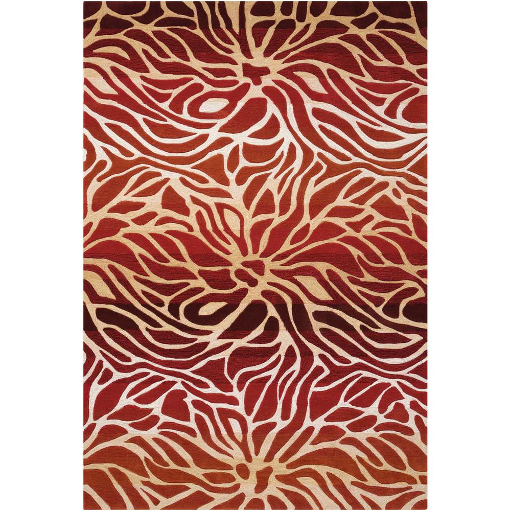 Contour Area Rug, Flame, 8' x 10'6". Picture 1