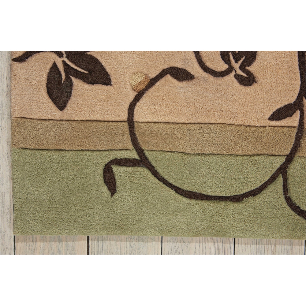 Contour Area Rug, Green, 5' x 7'6". Picture 2