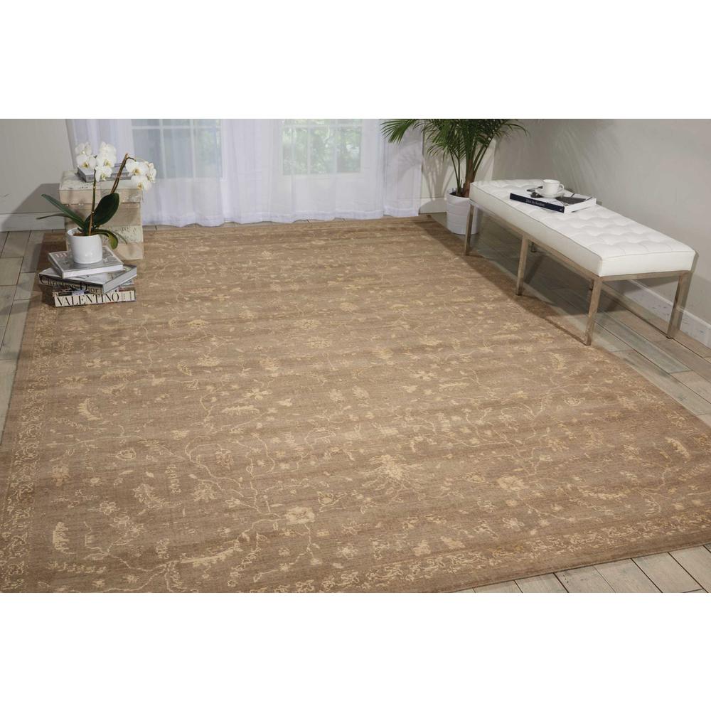 Silken Allure Area Rug, Taupe, 9'9" x 13'9". Picture 2