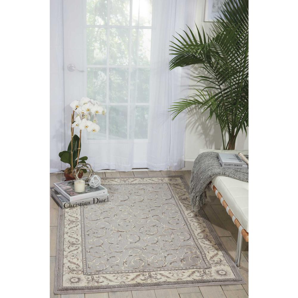 Nourison Somerset Silver Area Rug. Picture 4
