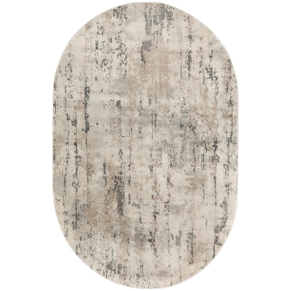 Modern Oval Area Rug, 5' x 8' Oval. Picture 1