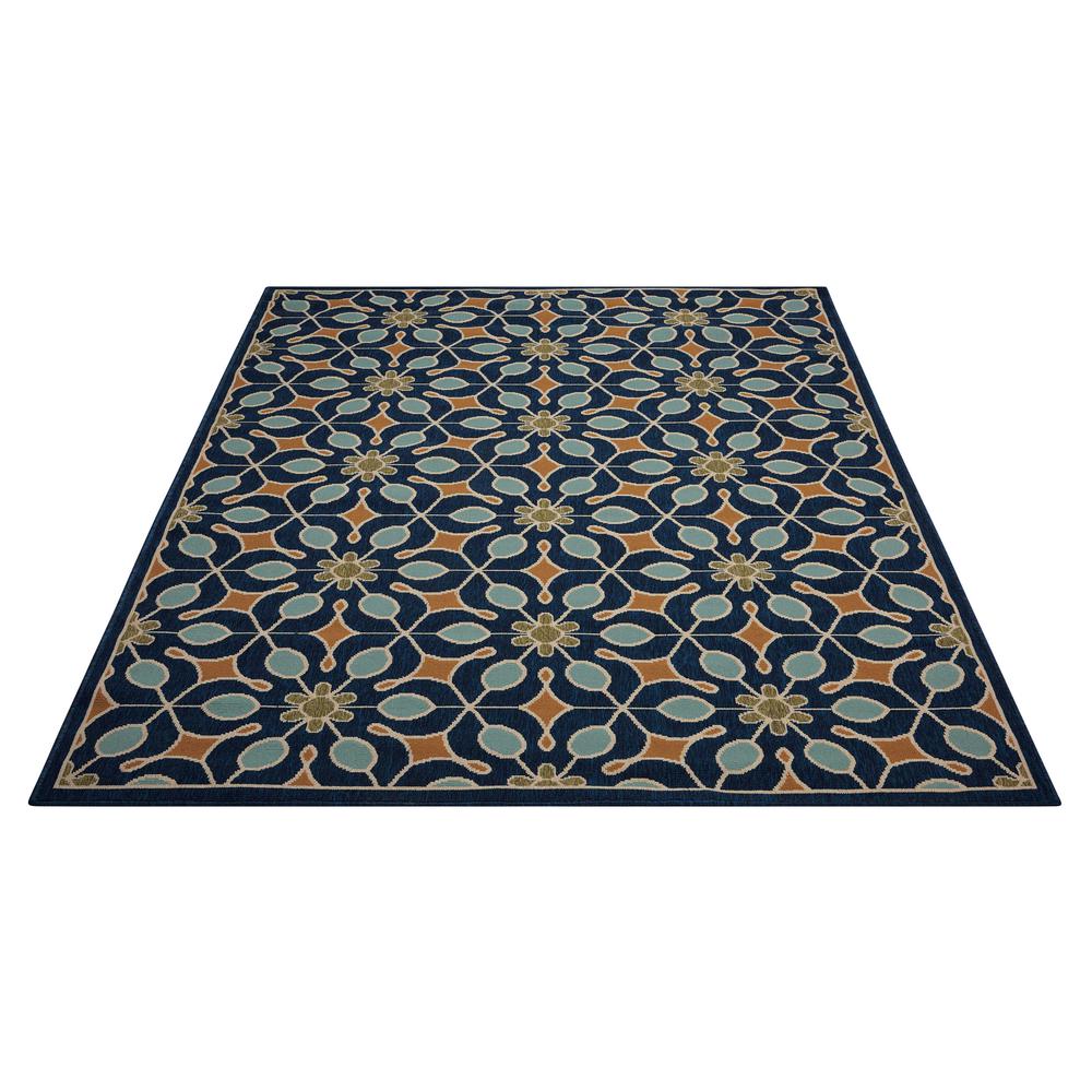 Caribbean Area Rug, Navy, 7'10" x 10'6". Picture 3