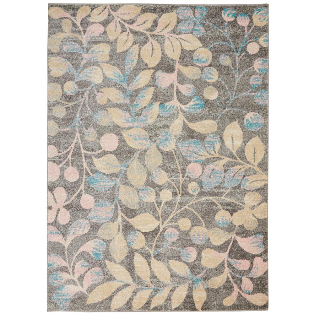 Tranquil Area Rug, Grey/Beige, 5'3" X 7'3". The main picture.