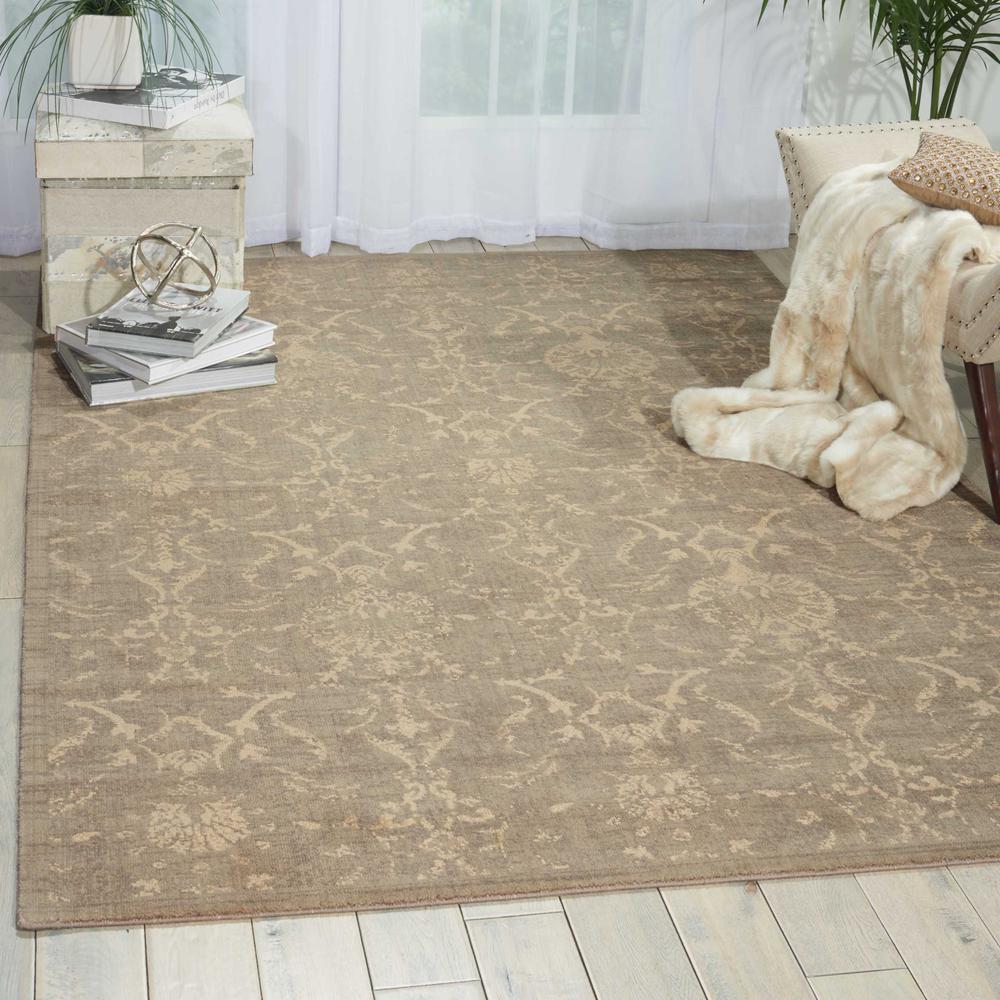 Silk Elements Area Rug, Moss, 8'6" x 11'6". Picture 2