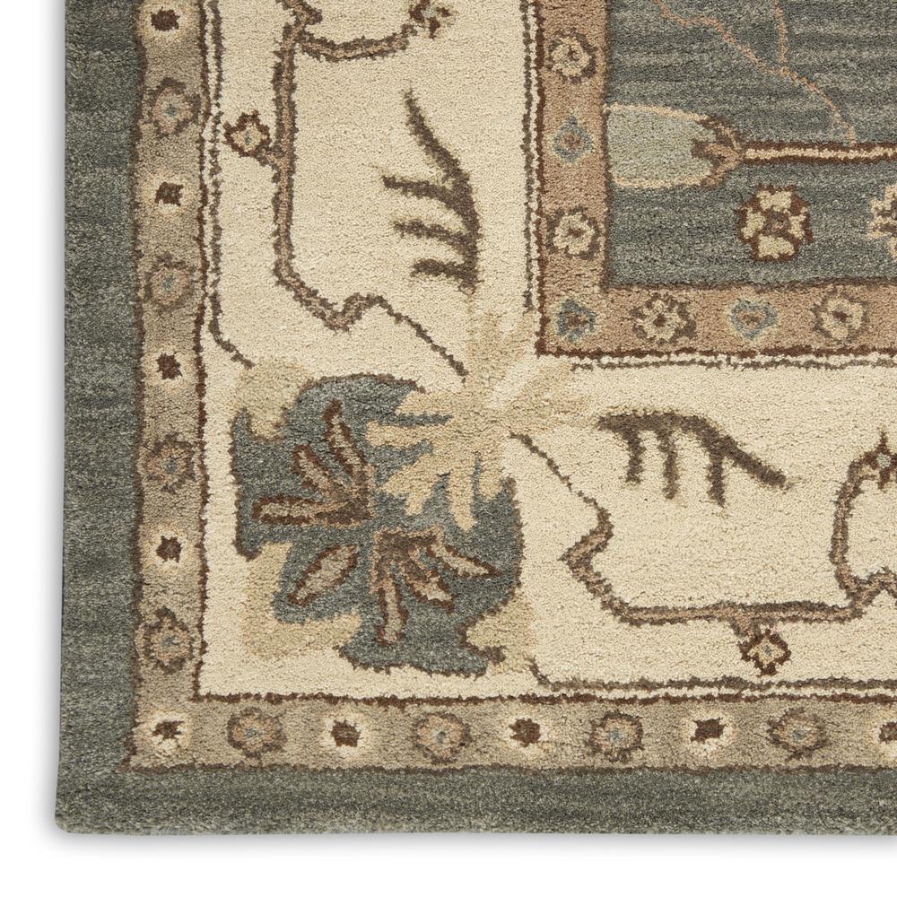 India House Area Rug, Blue, 9' x 12'. Picture 7
