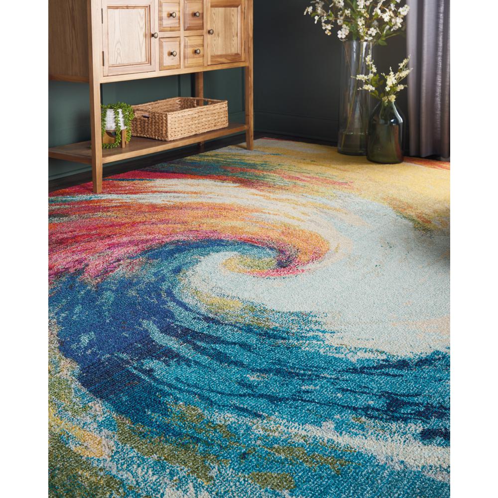 Celestial Area Rug, Wave, 7'10" x 10'6". Picture 10