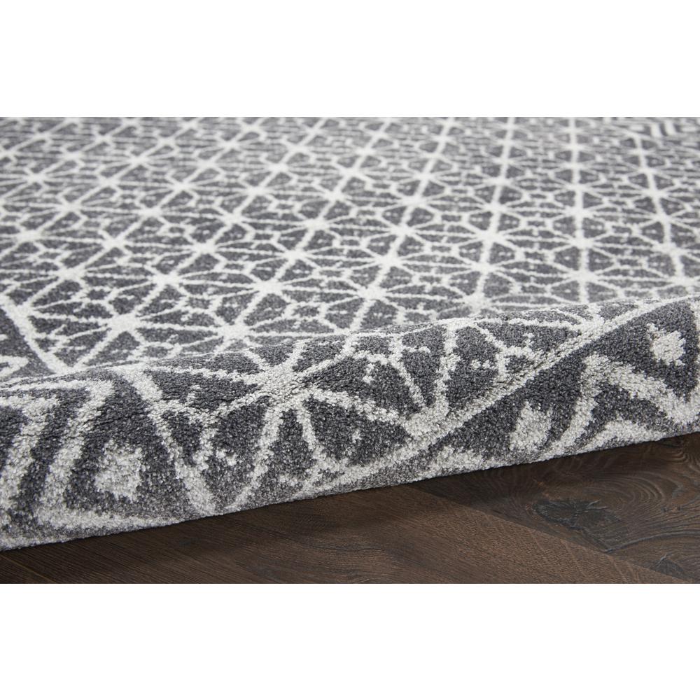 RYM02 Royal Moroccan Charcoal/Silver Area Rug- 6'7" x 9'6". Picture 7