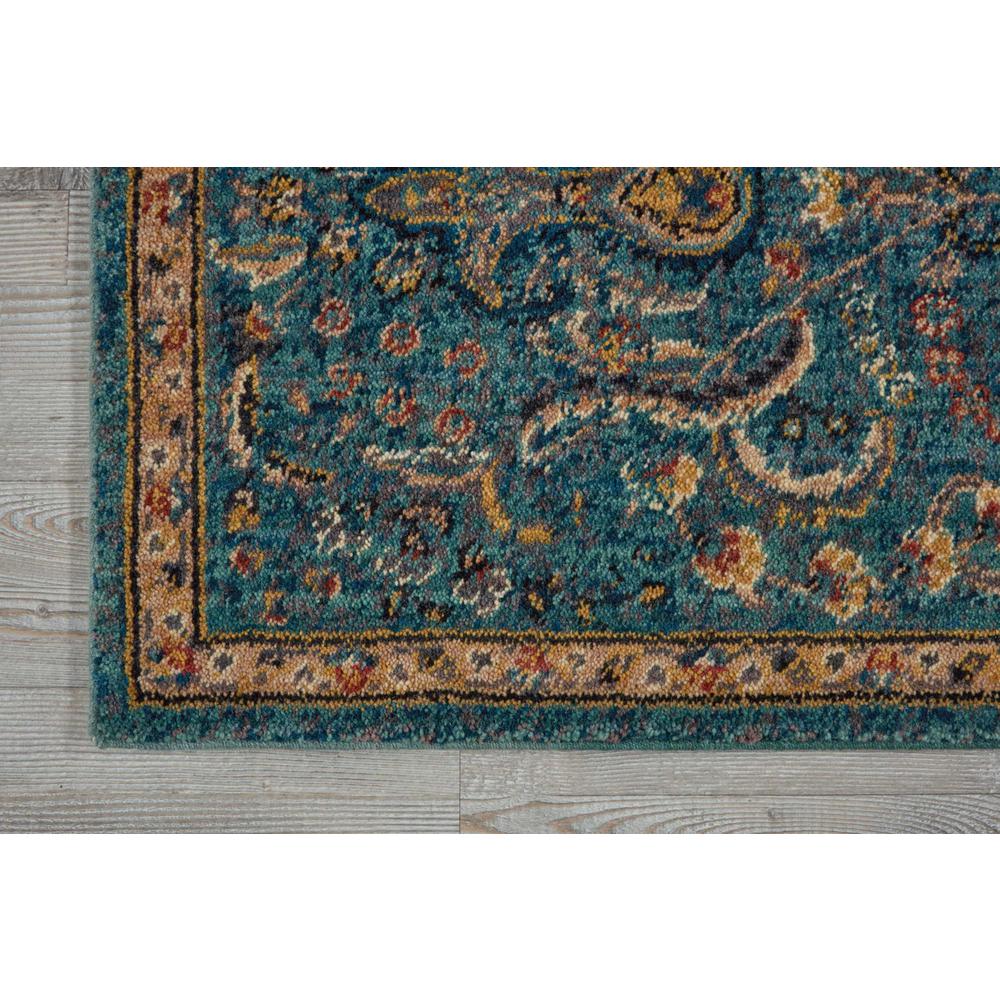 Nourison 2020 Area Rug, Teal, 2'3" x 11'. Picture 3