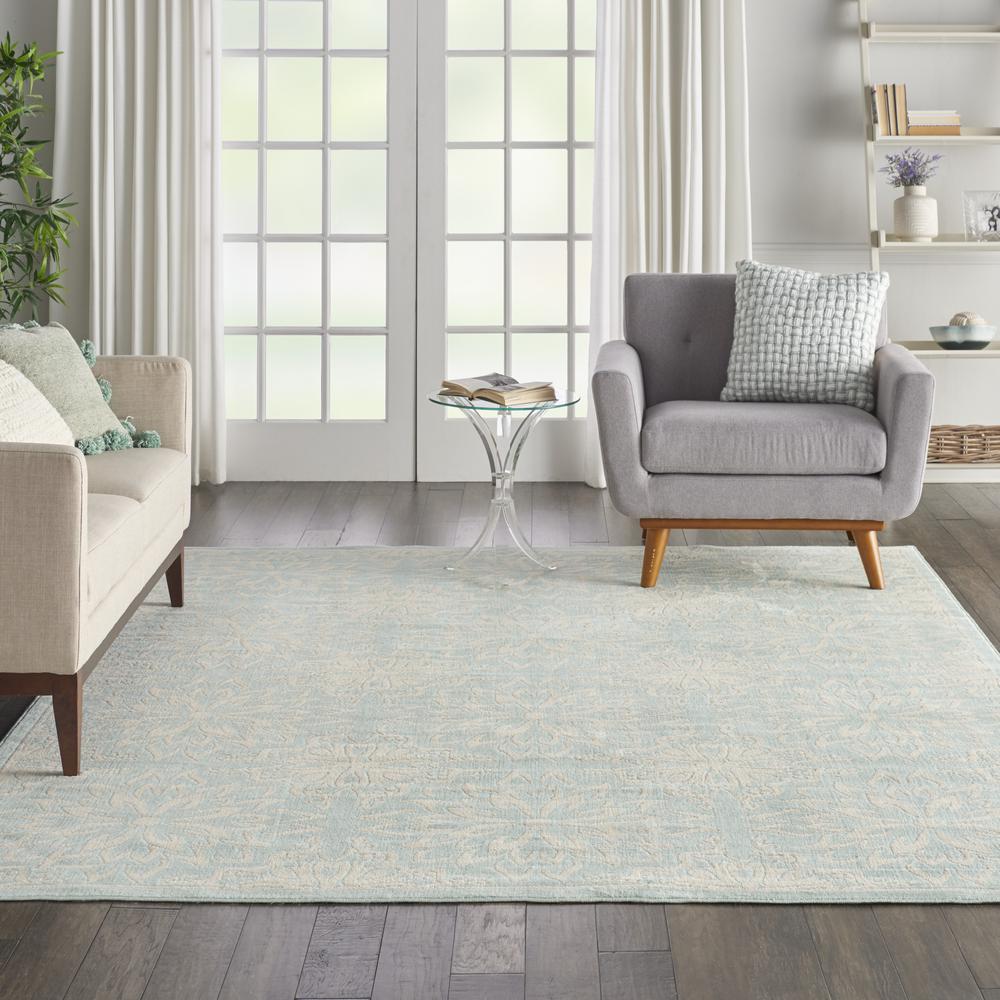 Jubilant Area Rug, Ivory/Green, 7'10" x 9'10". Picture 4