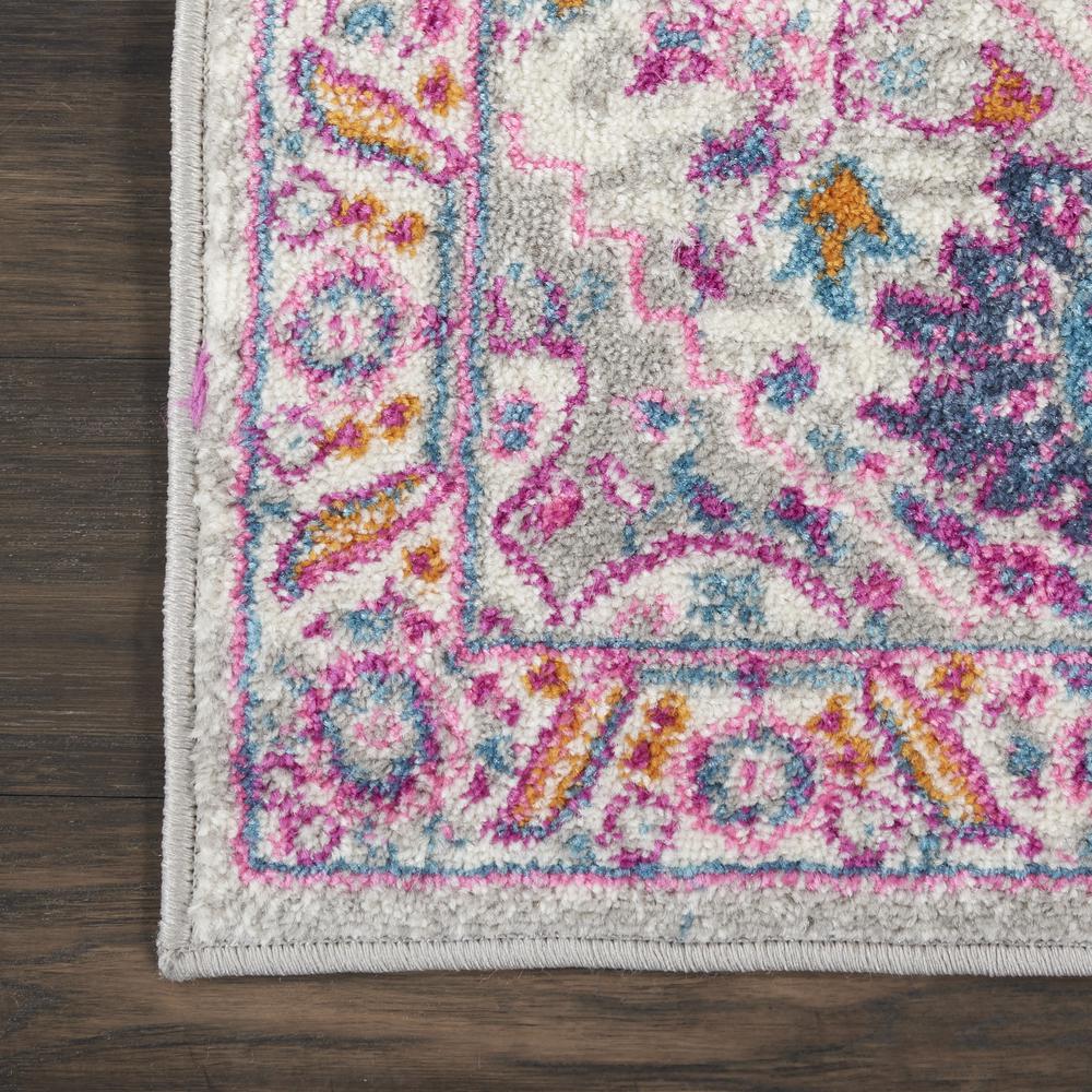 Passion Area Rug, Light Grey/Pink, 1'10" X 2'10". Picture 2