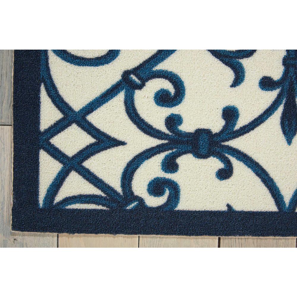 Home & Garden Area Rug, Blue, 4'4" x 6'3". Picture 3