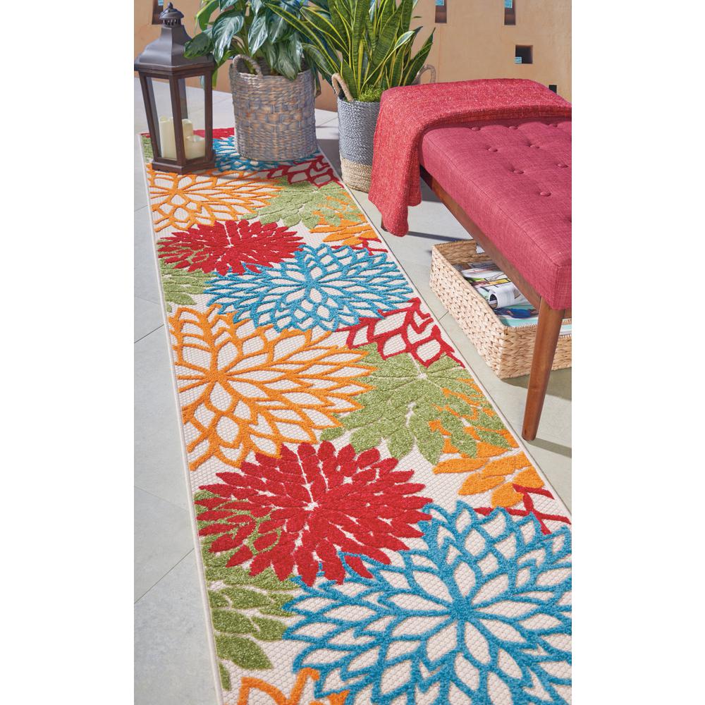 Tropical Runner Area Rug, 12' Runner. Picture 3