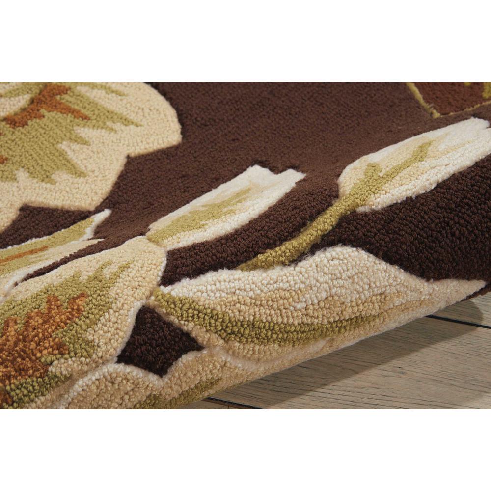 Fantasy Area Rug, Chocolate, 2'6" x 4'. Picture 4