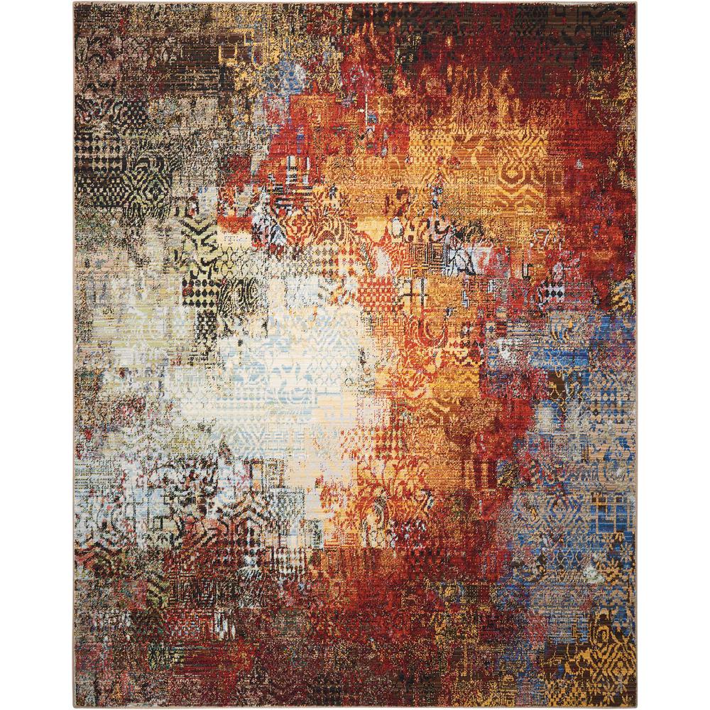 Chroma Area Rug, Ember Glow, 9'9" x 12'8". Picture 1
