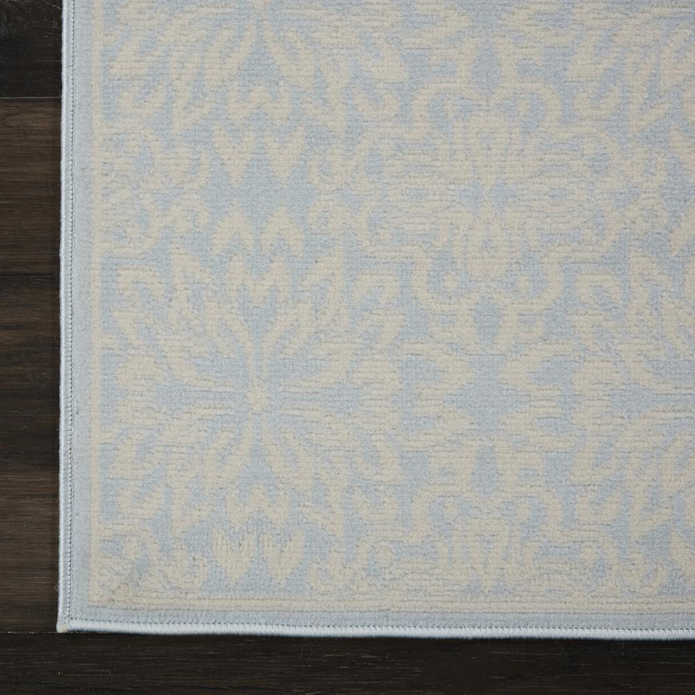 Jubilant Area Rug, Ivory/Light Blue, 2'3" x 7'3". Picture 2