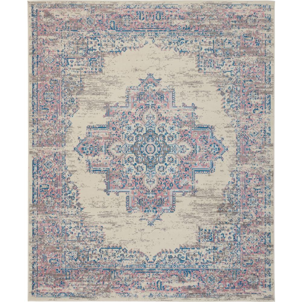 Grafix Area Rug, Ivory/Pink, 7'10"X9'10". Picture 1
